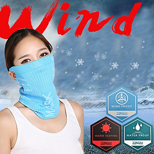 Baiyu Cycling Face Mask Breathable Anti UV Facemask Windproof Neck Warmer Scarf Headwear Half Face Cover Magic Headband Moisture Wicking Veil for Motorcycle Bike Cycling Outdoor sport