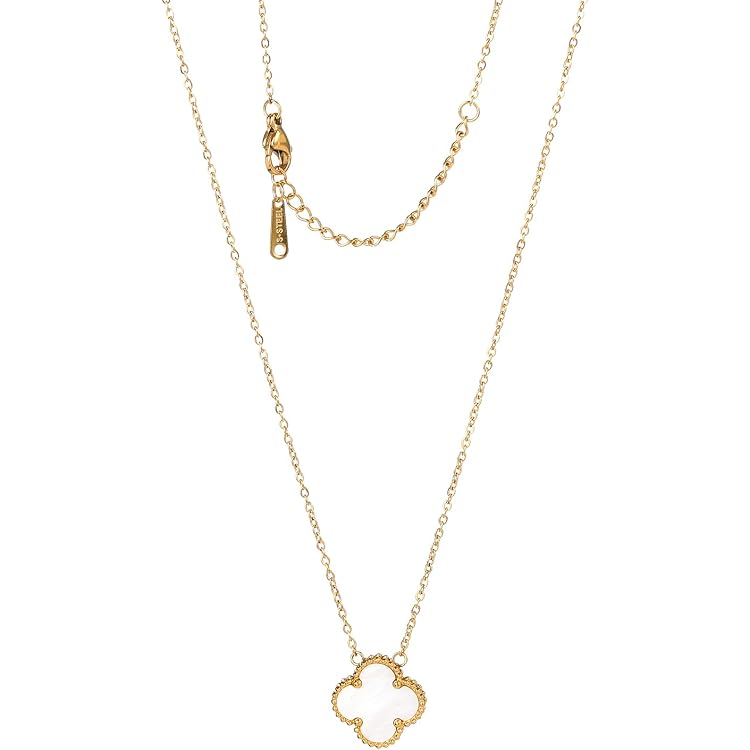 Pendentif Trèfle Porte-bonheur Plaqué Or 18 Carats - Vendu Sans Chaîne - Neuf Avec étiquettes