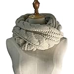 Womens Soft Thick Ribbed Knit Winter Infinity Circle Loop Scarf