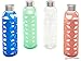 Pratico Kitchen Glass Bottle Silicone Sleeves for Epica, Estilo, & Similar Vacuum & Glass Bottles, 4 Pack Multicolor