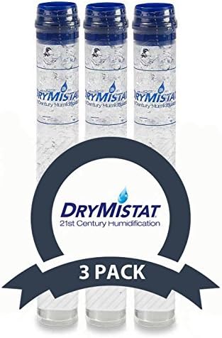 Drymistat Crystal Gel Humidifier (3) Pack W/ Free Premium Seasoning Wipes
