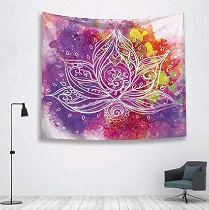 Hippie Chakra Tapestry Pared Colgante Tapiz Pared Manta Farmhouse