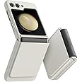 araree Aero Flex for Galaxy Z Flip 5 Case with Hinge Protection, Slim Protective Cover (PC) with Hinge Protector (TPU), Compatible with Galaxy Z Flip 5 5G (Cream, Z Flip 5)