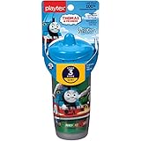 Playtex Baby Sipsters Spill-Proof Thomas & Friends Kids Spout Cup, Stage 3 (12+ Months), Pack of 1 Cup