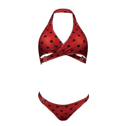 MRENVWS Womens Swimming Tankini gepolsterter Badeanzug Monokini Push Up Bikini Sets Bademode