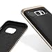 Galaxy S7 Edge Case, Caseology [Wavelength Series] Slim Dual Layer Protective Textured Grip Corner Cushion Design [Black / Gold ] for Samsung Galaxy S7 Edge (2016)