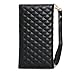 Galaxy Note 4 Case.Galaxy Note 4 Wallet Casae,By Caseland Handbag Wallet Flip Leather Case Crystal Button Case For Samsung Galaxy Note 4 N9100,With Chain And Sling [Black]
