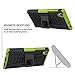 Sony Xperia L1 Case,Mama Mouth Shockproof Heavy Duty Combo Hybrid Rugged Dual Layer Grip Cover with Kickstand for Sony Xperia L1 (with 4 in 1 Packaged),Green