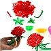 Original 3D Crystal Puzzle - Rose Red