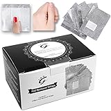 Gel Foil Nail Wraps, 100pcs Soak Off Aluminum Foil Nail Polish Remover Wraps Cotton Pads for Gel Nails Polish Acrylic
