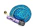 Neon Gangster Rock Star Party Dress Up Set - New Years Eve Costume Dress Up Accessories Bulk Pack of 36,12 Leopard Print Hats, 12 Inflatable Microphones, 12 Disco Ball Necklaces