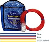Momoi Outrigger Monofilament Rigging Kit - 400 lbs. Line Test - Hi-Vis Yellow