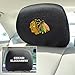 FANMATS - 14780 NHL Chicago Blackhawks Polyester Head Rest Cover