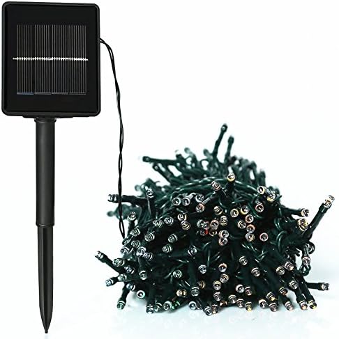 Solar String Lights, YHCHOO 200LED 8 Modes 72ft Decorative Fairy String Christmas Lights for Party, Home, Wedding, Tree, Indoor/Outdoor, lawn, Patio, Garden Decor, Holiday Decorations (Warm White)