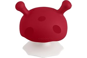 Baby Teething Toys for 3-12 Months+,Silicone Mombella Baby Teether with Suction Base,Soft & Easy to Grasp for Teething Relief