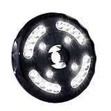 Patio Umbrella Light, Wsiiroon 24 LED Wireless Umbrella Light, Outdoor Umbrella Pole Light, 3 Level Dimming, for Camping Tents and Other Outdoor Use, Battery Operated(Battery Not Included)