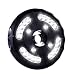 Patio Umbrella Light, Wsiiroon 24 LED Wireless Umbrella Light, Outdoor Umbrella Pole Light, 3 Level Dimming, for Camping Tents and Other Outdoor Use, Battery Operated(Battery Not Included)