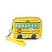 Yellow School Bus Canvas Wristlet One Size