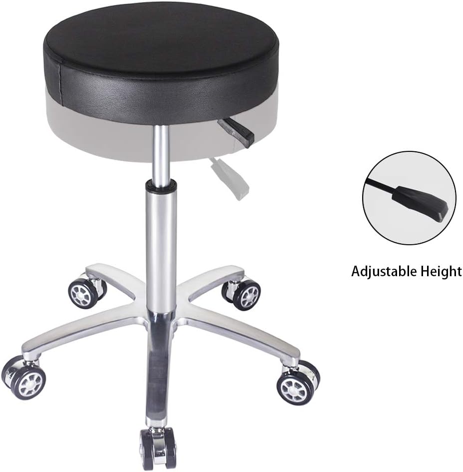 Antlu Massage Stool Chair on Wheels for Beauty Kitchen Salon Home