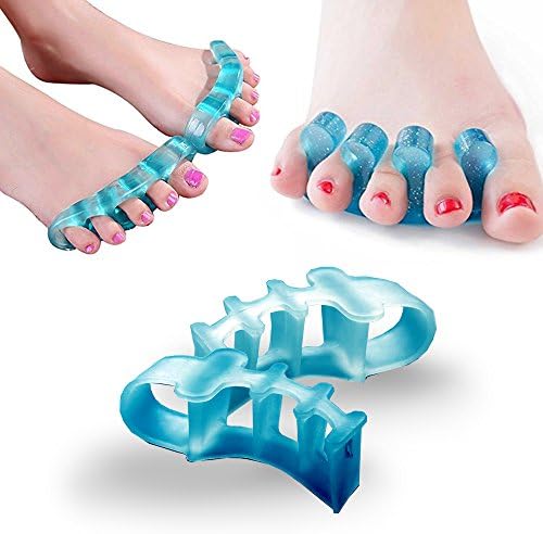FootSpa Pro Gel Toe Stretcher &amp; Separators, 6 Piece set Helps to Relieve Foot Pain, Easy Wear in Shoes for Bunion Relief Toe Straightener &amp; Quickly Alleviating Pain After Yoga and Sports Activities
