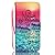 [Kickstand] Premium PU Leather Wallet Flip Cover, Detachable Wrist Strap Phone Cover Card Holder For Apple iPhone 4 4S [Never Stop Pattern] +1 Stylus and Screen film