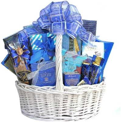 Festival Of Lights | Kosher Gourmet Gift Basket for Hanukkah | Size Large