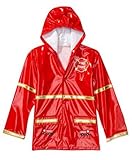 Boy's Red Fireman Rain Coat