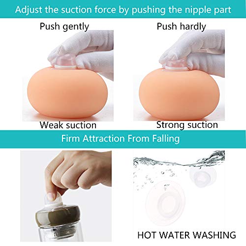 Nipplesuckers, Nipple Corrector for Inverted, Flat and Shy Nipples, Can be Used for Breastfeeding or Women, Softly Wear Day and Night（1 Pair with Travel Case） - Thumbnail 2