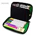 Cool Baseball Boys Dinosaur Pencil Case - Large Capacity Hardtop Pencil Box with Compartments - Colored Pencil Holder School Supply Organizer for Kids Girls Toddlers Children (Green)