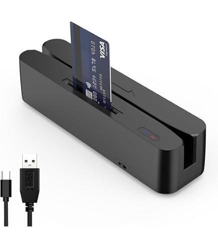 MSR605X USB Card Reader Writer Mag Swipe 3-Track Compatible w