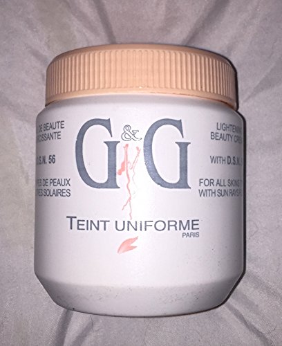 G & G Teint Uniforme Lightening Beauty Creme With D.S.N. 10.6oz (1 JAR) G & G Teint Uniforme Lightening Beauty Creme With D.S.N. 10.6oz (1 JAR)