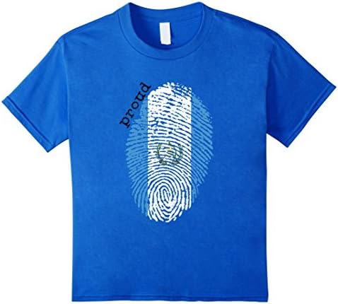 unisex-child Guatemala flag t-shirt - Guatemala National Flag 8 Royal Blue
