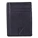 RFID Blocking Wallet - Slim Front Pocket Business Card Holder with ID Window - Napa Black
