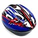 [Kuyou] Multi-Sport Helmet for Kids Cycling /Skateboard / Bike / BMX / Dry Slope Protective Gear Suitable 3-8 Years Old Boys,(Black Blue)