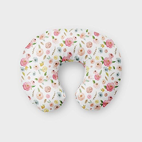 Watercolor Floral Summer Blooms Boppy Cover