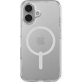 ZAGG Crystal Palace Snap Case for iPhone 16 Plus – Military-Grade 13ft Drop Protection, MagSafe Compatible, Crystal Clear, Anti-Yellowing, Graphene-Reinforced, Made from Recycled Materials