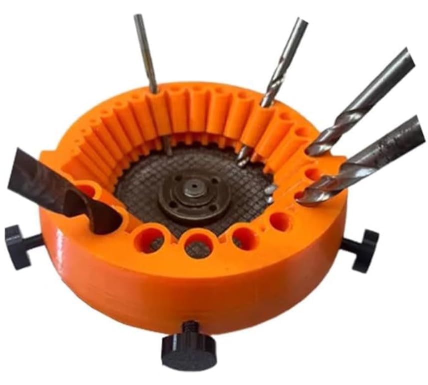 グラインダー用のドリルビットシャープナー、パワードリルビットグラインドアタッチメント、古いドリルビットグラインダー、ハンドヘルドドリルシャープナー、アングルグラインダードリルビットシャープナーは2〜13mmドリルビット125mmグラインダーのビットビットビット の商品画像