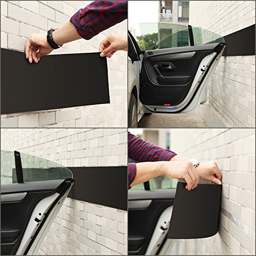 GHB Garage Car Door Protector Garage Wall Guard 1/8" Thick Wall Bumper