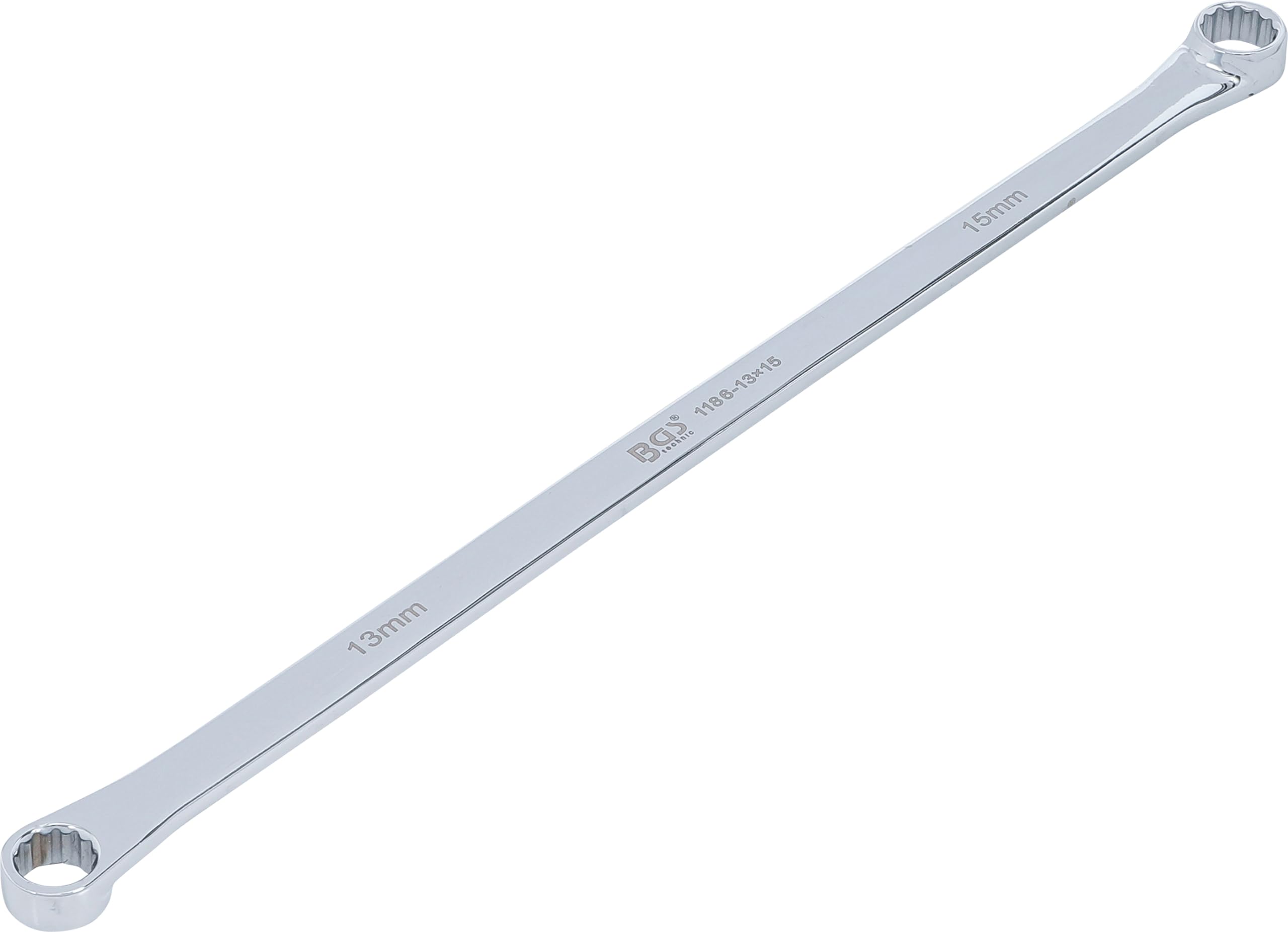 BGS 1186-13x15 | Double Ring Spanner | extra long | 13 x 15 mm