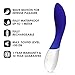 LELO Mona Wave Personal Massager for Women, G Spot Vibrator with WaveMotion Technology, Sex Toy for Women with 10 Vibration Patterns, G Spot Dildo, Female Sex Toy, Blue