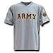 Rapiddominance Army Applique Text Tee, Grey, Medium