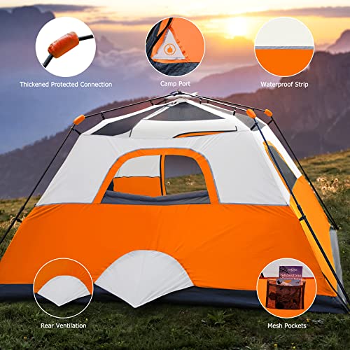BeyondHOME Tent, 6 Person 60 Sec Setup Family Camping Tent, Waterproof