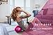 Live Infinitely Professional Grade 9 Inch Anti-Burst Mini Pilates Ball for Home Exercise, Balance Training, Yoga & Barre Workout – Includes Hand Pump, Needle Valve & Mesh Carrying Bag (Pink)