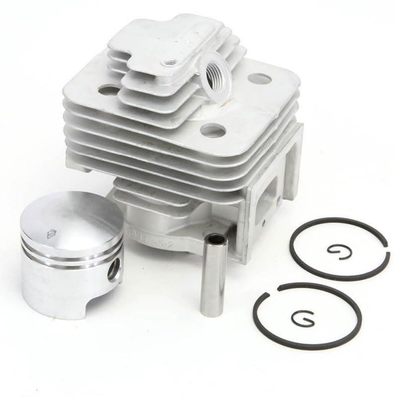 cylingcolors Zylinder + Kolben + Segment kompatibel mit Kettensäge Mitsubishi TL43 Ø40 mm