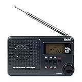 Kaito KA345 Pocket Digital DSP (Digital Signal Processing) AM FM Shortwave Clock Radio and MP3 Player with Micro-SD & USB Audio Input