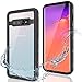FXXXLTF Phone Case for Galaxy S10+ Plus Slim, Samsung S10 Plus Waterproof Case Clear, Heavy Duty Shockproof Protection Underwater Full Body Cover Case for Samsung Galaxy S10+ Plus 6.4 inch(Black)