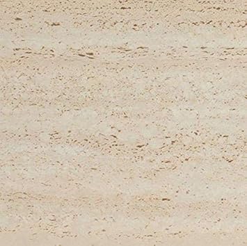 Senso Natural '0201 Travertin' (30,5 x 60,9 cm) Vinyl-Designbelag selbstklebend Stein/Naturstein Vinyl-Laminat