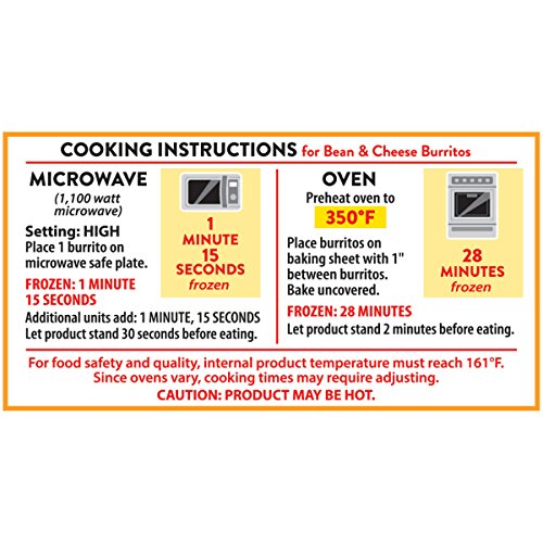 5 Monterey+Bean+Cheese+Burritos+Artificial