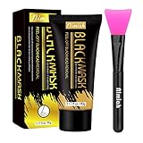 Blackhead Remover Mask Activated Charcoal Peel Off Black Mask for All Skin Types Deep Cleansing Pore & Acne by Nimiah