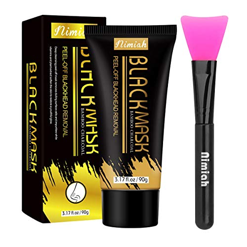 Nimiah Blackhead Remover Mask Activated Charcoal Peel Off Black Mask